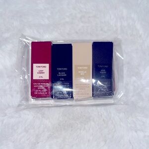 Tom Ford Fragrance Set - Lost Cherry, Black Lacquer, Vanilla, Oud wood